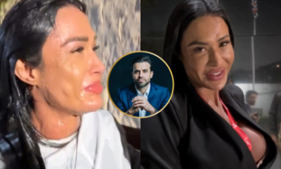 Gracyanne Barbosa e batizada em culto de Pablo Marcal Batizado