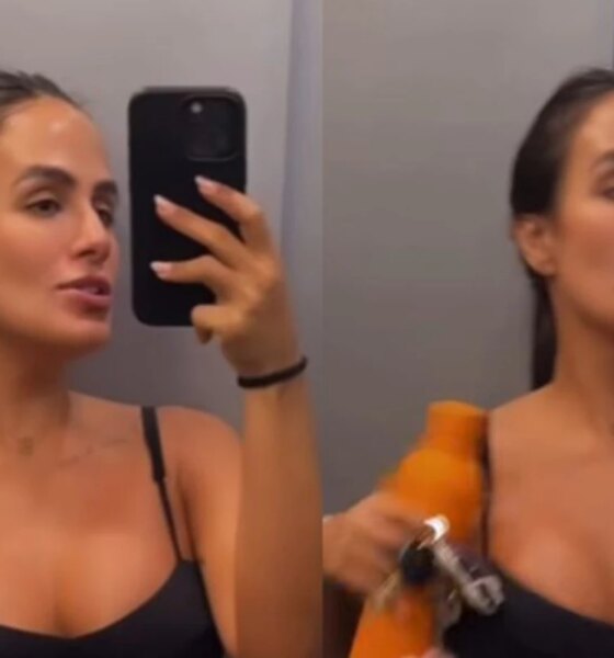Gravida de Bento Carol Peixinho exibe barriguinha antes de treino