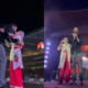 Idosa ganha selinho de Gusttavo Lima em show e se