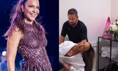 Ivete tem dores nas costas e recebe atendimento antes de