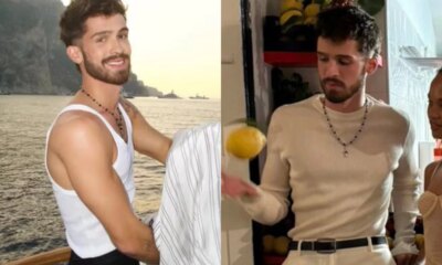 Joao Guilherme posta fotos com linda cantora em Capri e