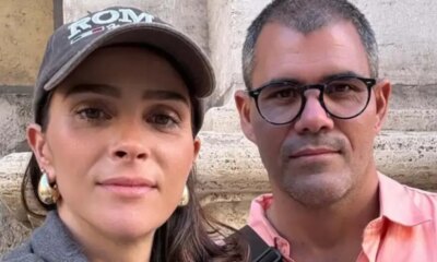 Juliano Cazarre sofre complicacao apos cirurgia e a esposa surge