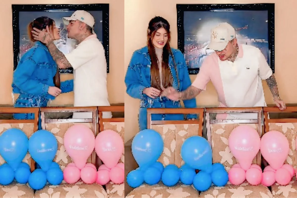 MC Guimê e Fernanda jogam no ar: menino ou menina? Vídeo revela nomes e aposta do casal 31 MC Guime e Fernanda jogam no ar menino ou menina