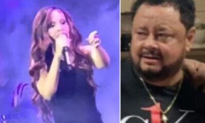 Maiara interrompe show apos ocorrido com o pai na plateia