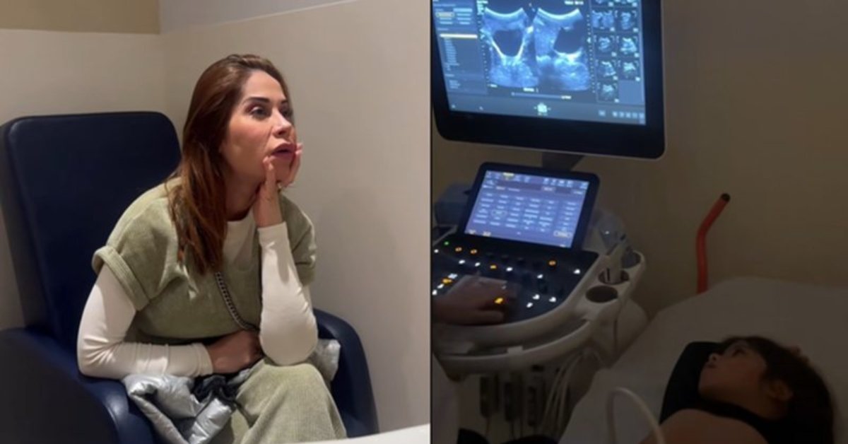 Maira Cardi mostra ida ao hospital com a filha Sophia