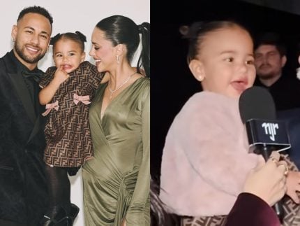 Mavie rouba a cena em sua 1ª entrevista e Neymar reage: “100% DNA do papai” 31 Mavie rouba a cena em sua 1a entrevista e Neymar