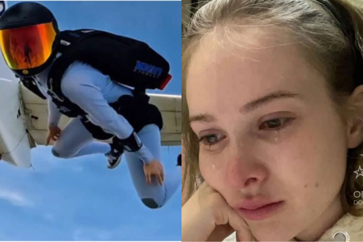 Momento de tensão: Sammy Sampaio, ex-mulher de Piong Lee, se machuca durante salto de paraquedas 33 Momento de tensao Sammy Sampaio ex mulher de Piong Lee se