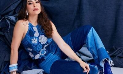 Naiara Azevedo aposta em looks feitos de jeans sustentavel para