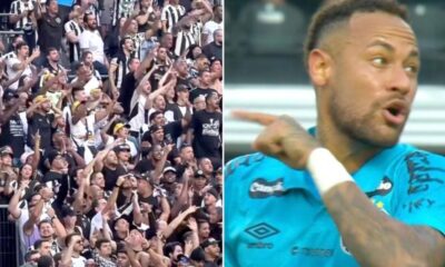 Neymar faz gol com a mao sai de campo expulso