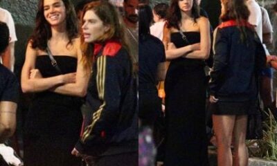 Noite carioca Bruna Marquezine e Mariana Goldfarb se divertem em