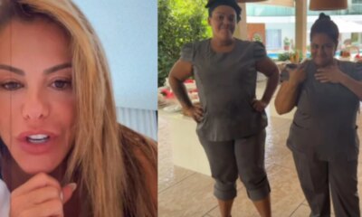 Poliana Rocha cria desafio de dieta apos flagrar funcionarias tomando