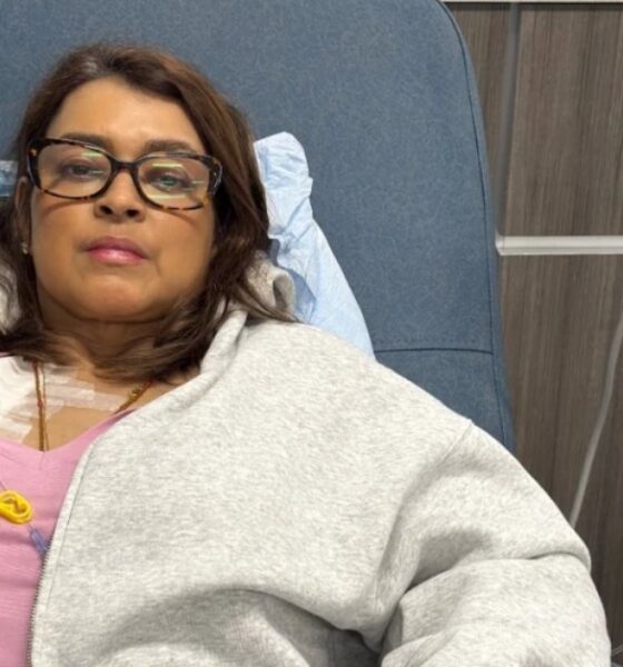 Preta Gil aparece em hospital para fazer anuncio em meio