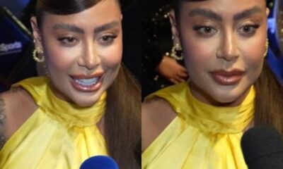 Rafaella Santos prestigia leilao de Neymar e comenta chegada da