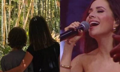 Sandy comemora 11 anos do filho com clique raro Milagre