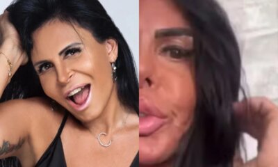 Sem filtro Gretchen surge de cara lavada e mostra resultado