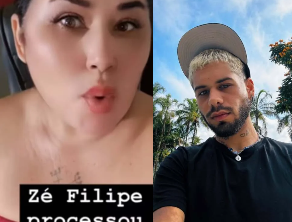 VEJA VÍDEO: Zé Felipe processa ex de Luciano Camargo por dizer que ele é gay 37 Cleo Loyola E Zé Felipe (foto Reprodução Redes Sociais)