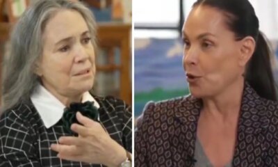 Video Carolina Ferraz joga Regina Duarte contra a parede e