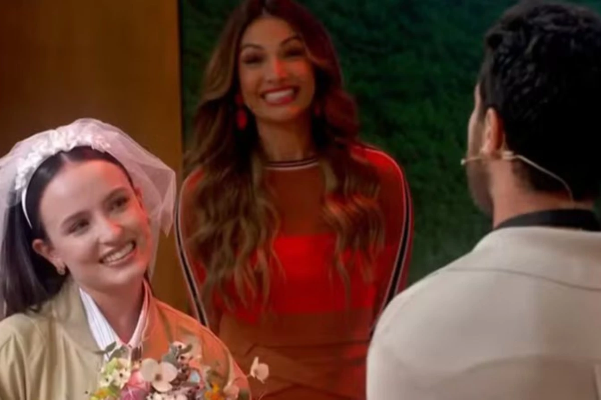 Vídeo: Larissa Manoela e André Luiz Frambach renovam votos de casamento ao vivo no Encontro 31 Video Larissa Manoela e Andre Luiz Frambach renovam votos de