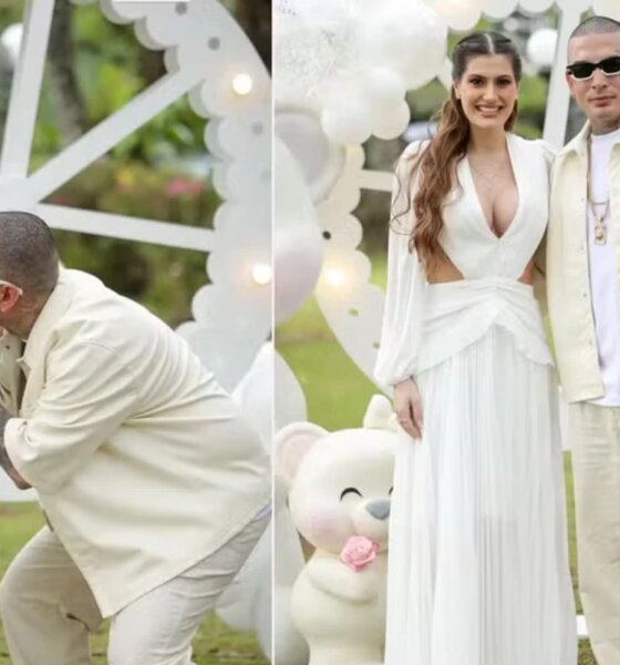 Video MC Guime e Fernanda Stroschein esperam uma menina e