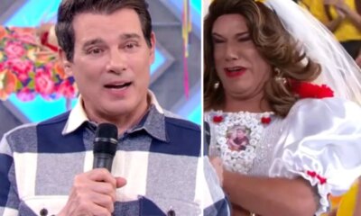 Video Narcisa leva tombo ao vivo no SBT e acaba