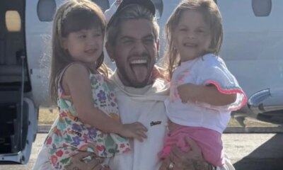 Video Ze Felipe tem reencontro emocionante com as filhas apos