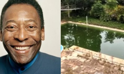 Video abandonada antiga mansao de Pele chama atencao com mato