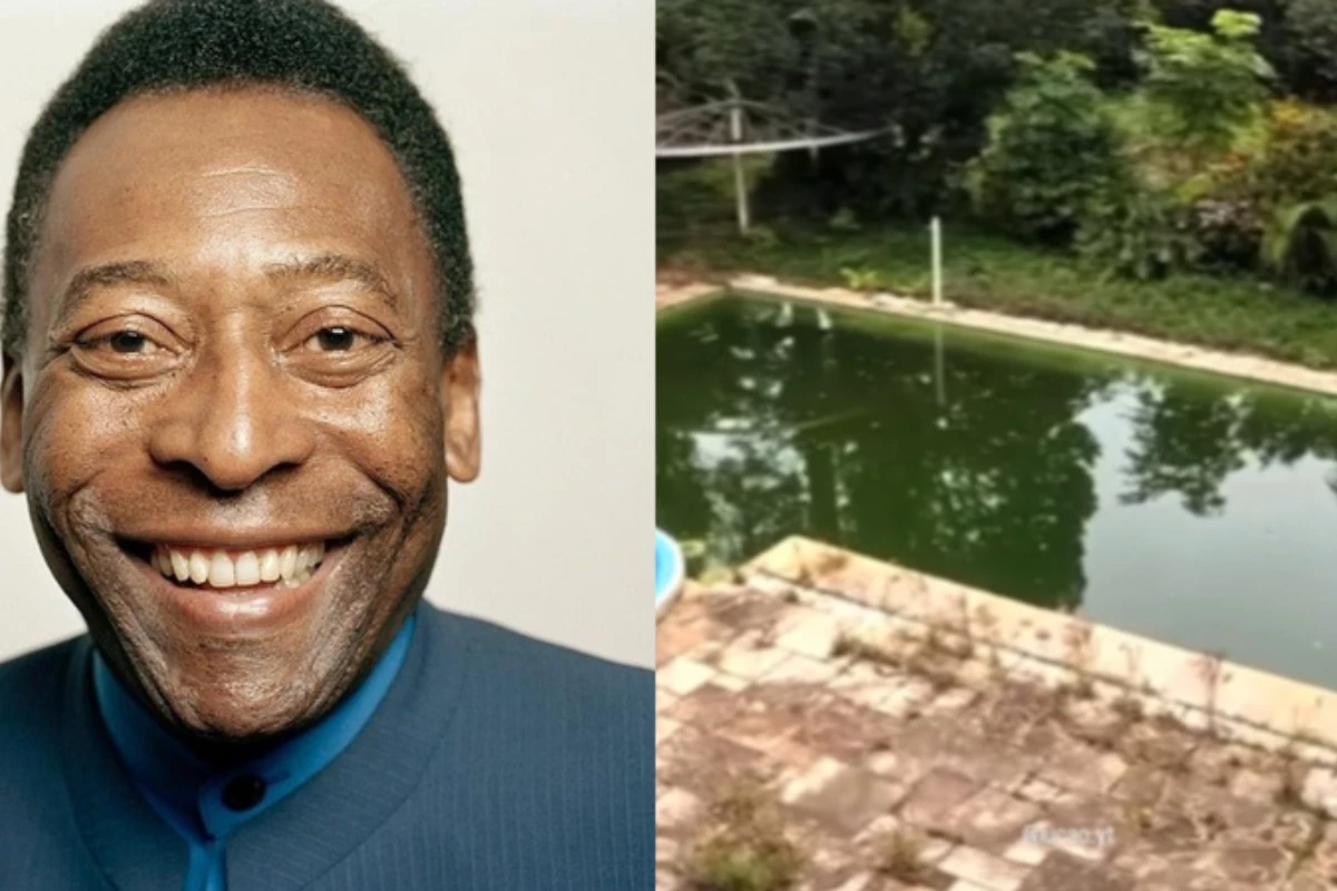 Vídeo: abandonada, antiga mansão de Pelé chama atenção com mato alto e piscina suja 31 Video abandonada antiga mansao de Pele chama atencao com mato