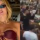 Virginia Fonseca e cercada por fas enquanto reza dentro de