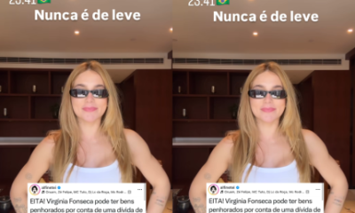 Virginia confirma divida de IPTU de R 65 mil e