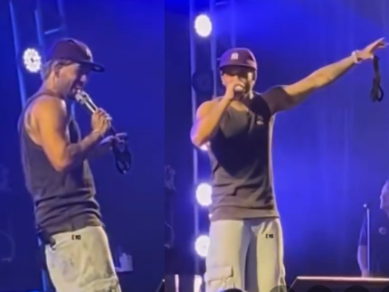 Zé Felipe ganha calcinha de fã durante show e reage: “É usada?” 31 Ze Felipe ganha calcinha de fa durante show e reage