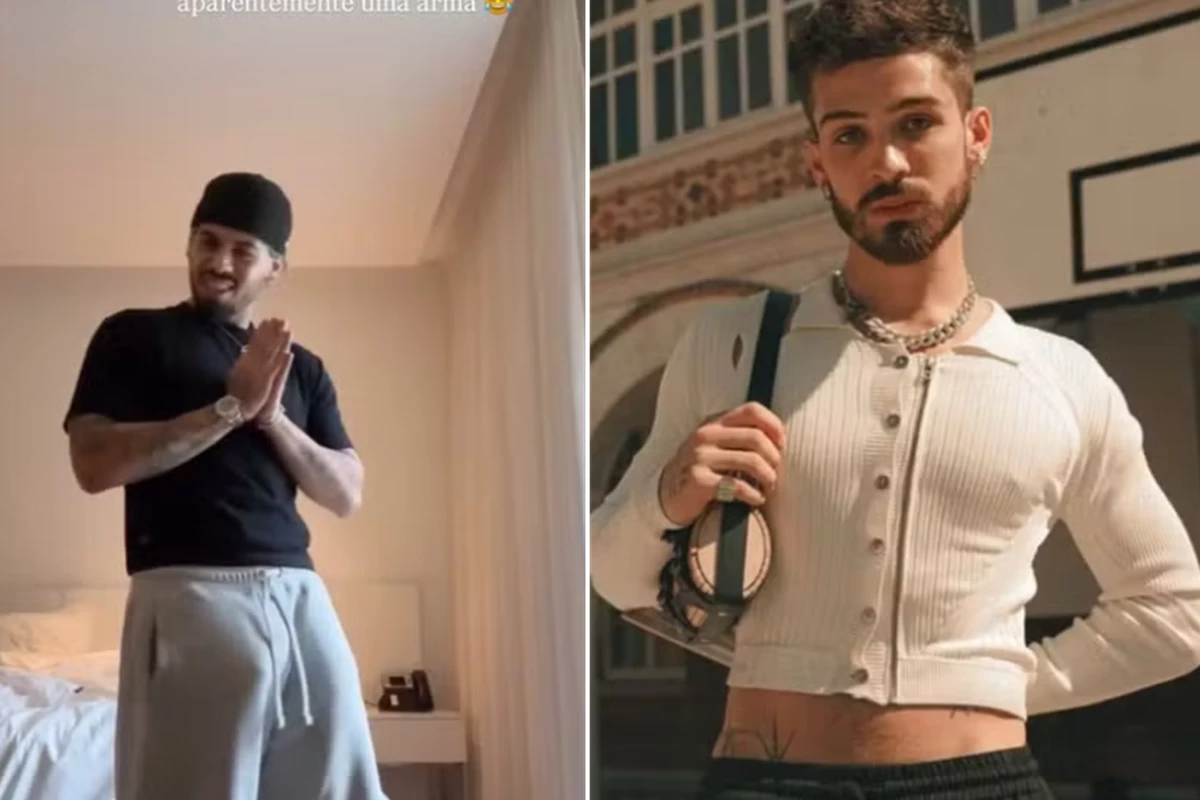 Zé Felipe provoca João Guilherme diante de todo mundo, mas acaba levando invertida 31 Ze Felipe provoca Joao Guilherme diante de todo mundo mas
