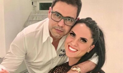 Zeze Di Camargo se despede da filha e Graciele Lacerda
