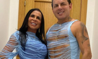 Gretchen E Esdras (foto Reprodução Redes Sociais)