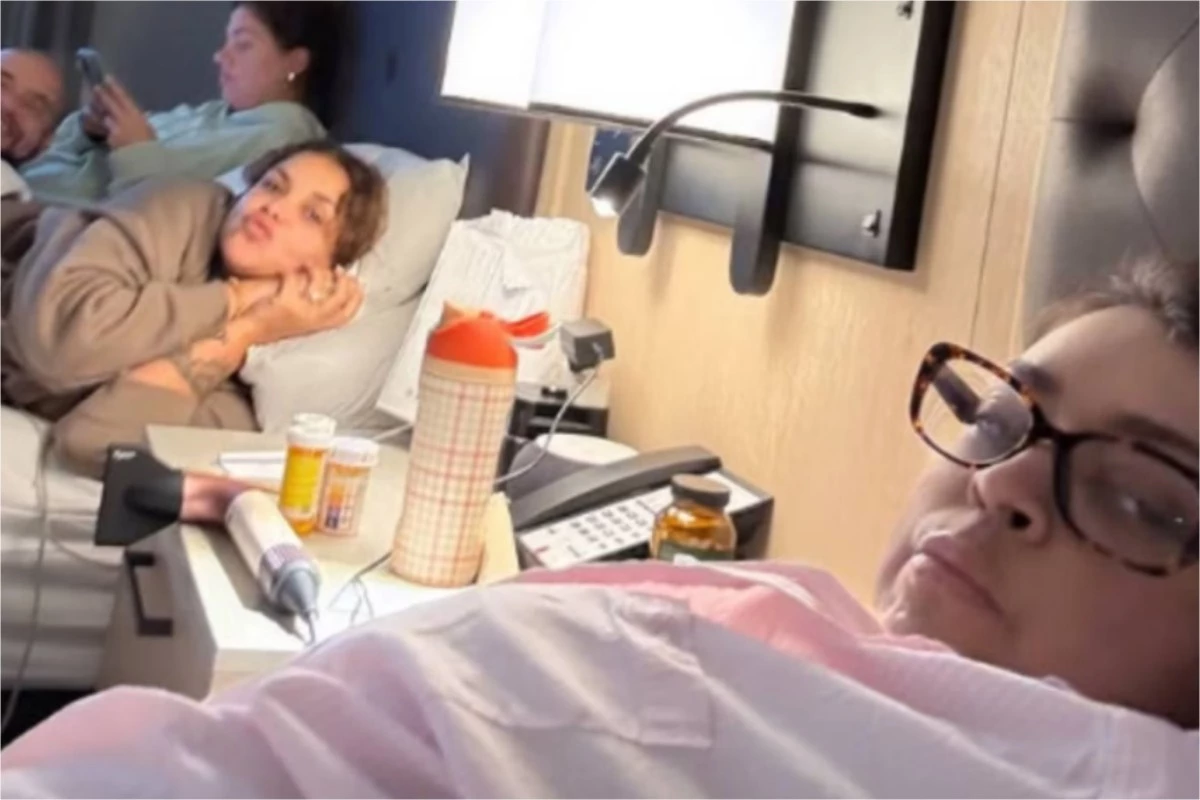 Amigos de Preta Gil visitam a cantora em meio ao