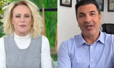 Ana Maria Braga manifesta apoio a Edu Guedes apos diagnostico