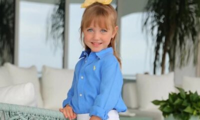 Aos 5 anos filha de Roberto Justus da o que