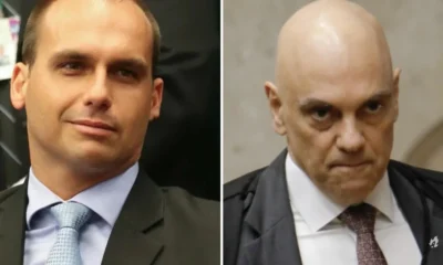 Apos atacar Alexandre de Moraes Eduardo Bolsonaro prova do