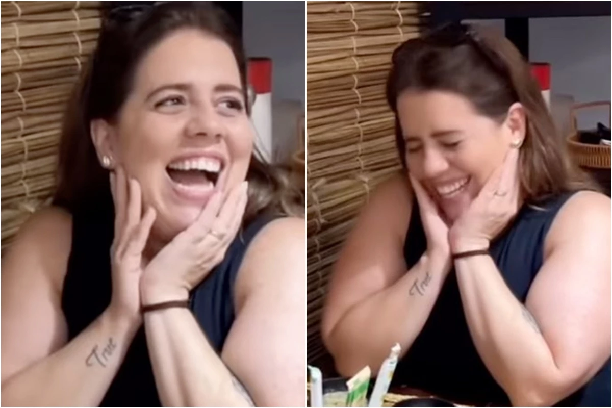 Apos perder o filho Tati Machado volta a sorrir e