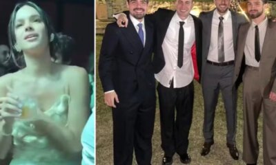 Bruna Marquezine e Joao Guilherme se reencontram em casamento mas