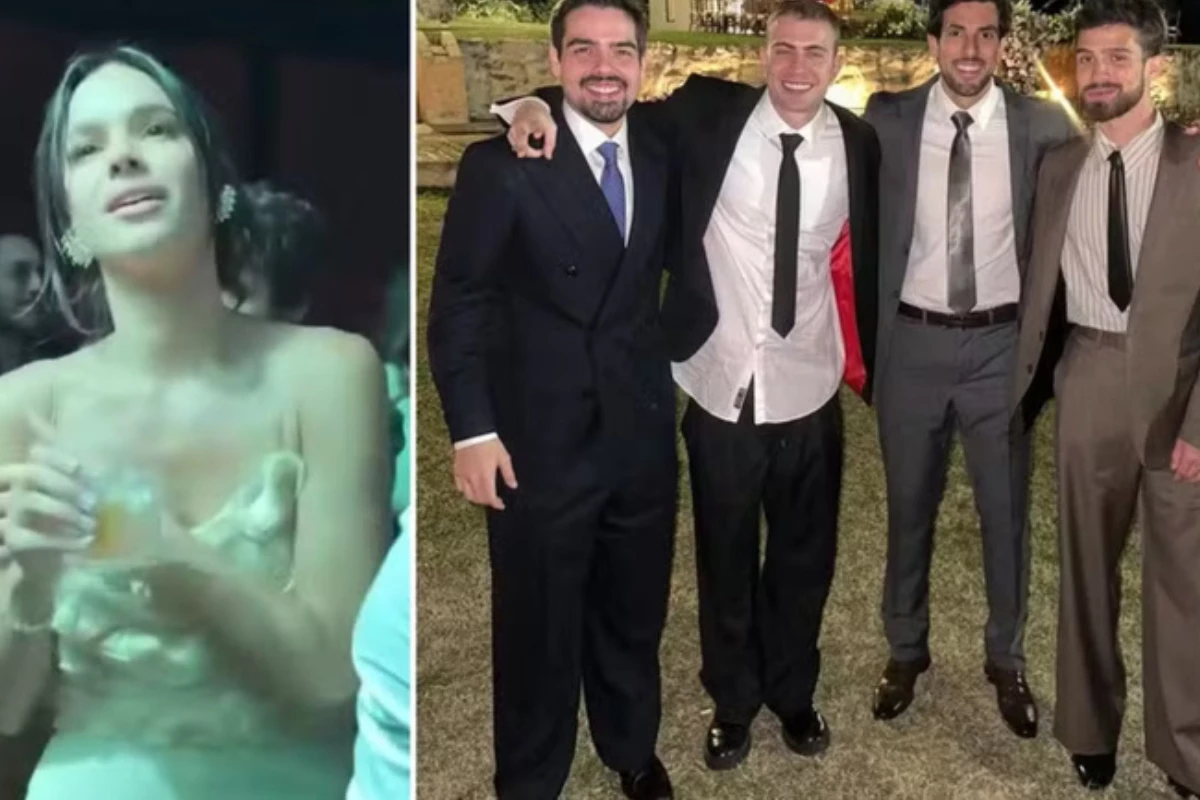 Bruna Marquezine e João Guilherme se reencontram em casamento, mas mantêm distância e evitam interação 31 Bruna Marquezine e Joao Guilherme se reencontram em casamento mas