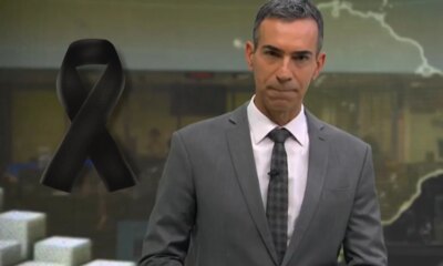 Cesar Tralli anuncia ao vivo na Globo a pior noticia
