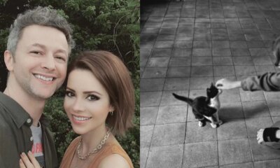 Como ele cresceu Sandy e Lucas Lima exibem foto rarissima