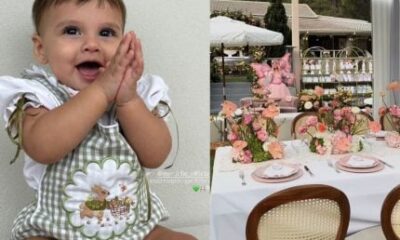 Decoradora revela bastidores da festa de 1 ano de Helena