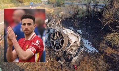 Diogo Jota dirigia em alta velocidade e acima do permitido