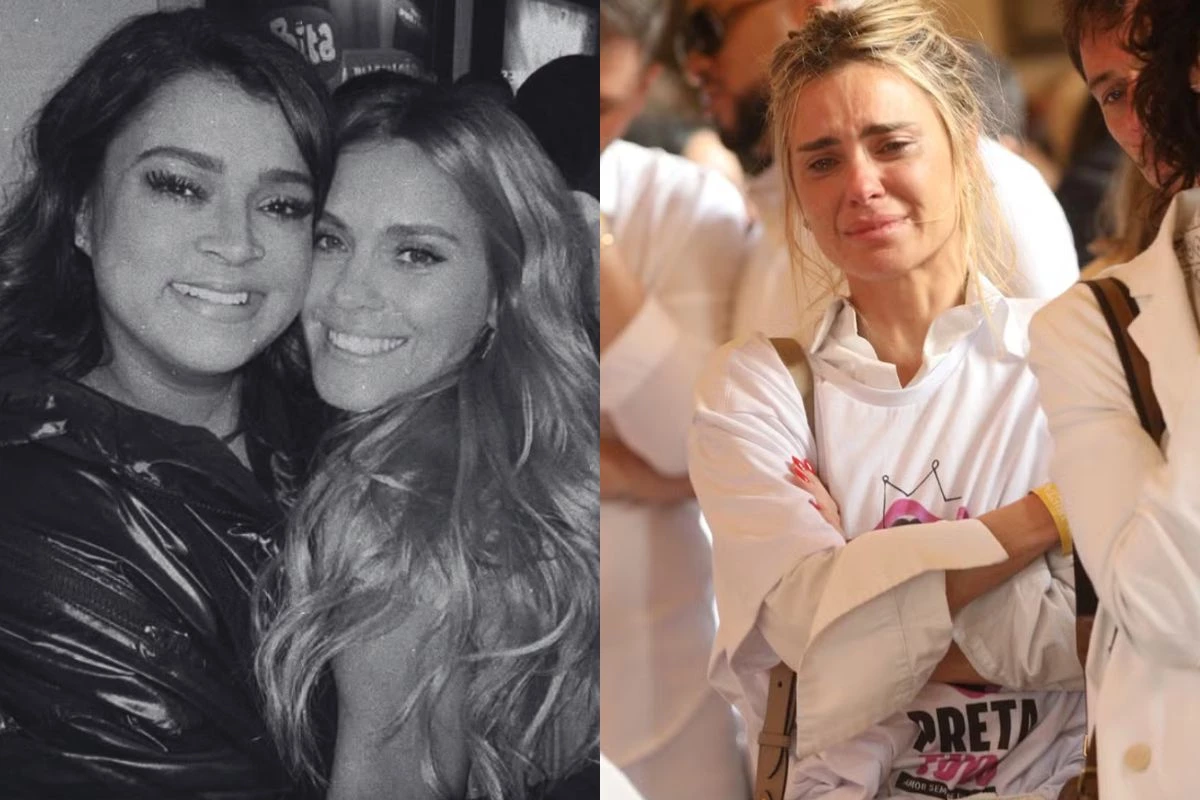 É isso o que estava escrito na camiseta de Carolina Dieckmann no velório de Preta Gil: ‘Sempre foi’ 31 E isso o que estava escrito na camiseta de Carolina