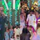 Eder Militao e Taina Castro curtem festa de casamento com