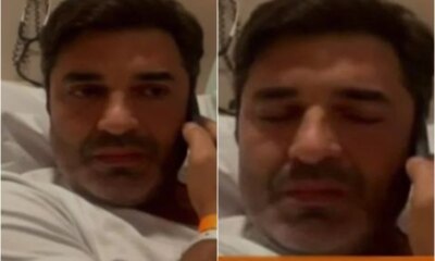 Edu Guedes se manifesta direto do hospital apos cirurgia de