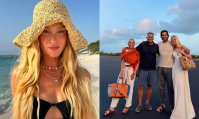 Em novo album de ferias Marina Ruy Barbosa surge ao