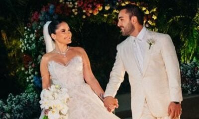 Enfim casados Rodrigo ex vocalista do Melim sobe ao altar com