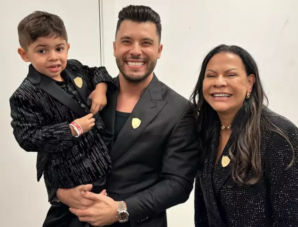 Murilo Huff, Léo E Dona Ruth (foto Reprodução Redes Sociais)